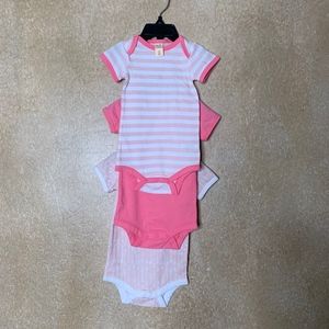 Harper Canyon | 3 Piece Pink Short Sleeve Bodysuit